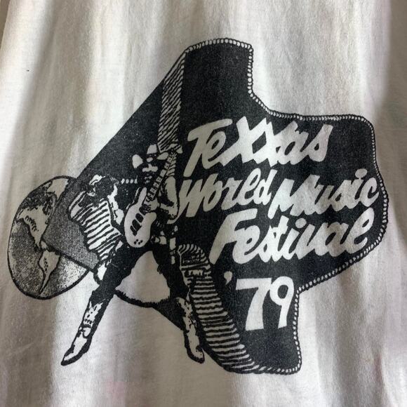 1979 BLUE OYSTER CULT BOSTON VAN HALEN SAMMY HAGAR double sided ringer tee shirt - Picture 4 of 7